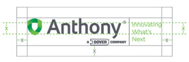 Anthony International Corporate Identity: logo guides